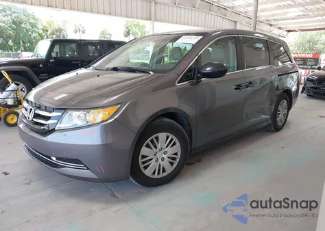 2016 Honda Odyssey Lx из США, поврежденный, VIN 5FNRL5H2XGB021466